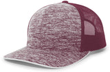 Pacific Headwear Aggressive Heather Trucker Snapback Cap Pacific Headwear