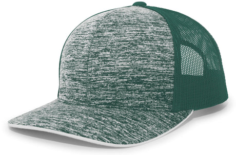 Pacific Headwear Aggressive Heather Trucker Snapback Cap Pacific Headwear