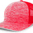 Pacific Headwear Aggressive Heather Trucker Snapback Cap Pacific Headwear