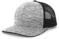 Pacific Headwear Aggressive Heather Trucker Snapback Cap Pacific Headwear