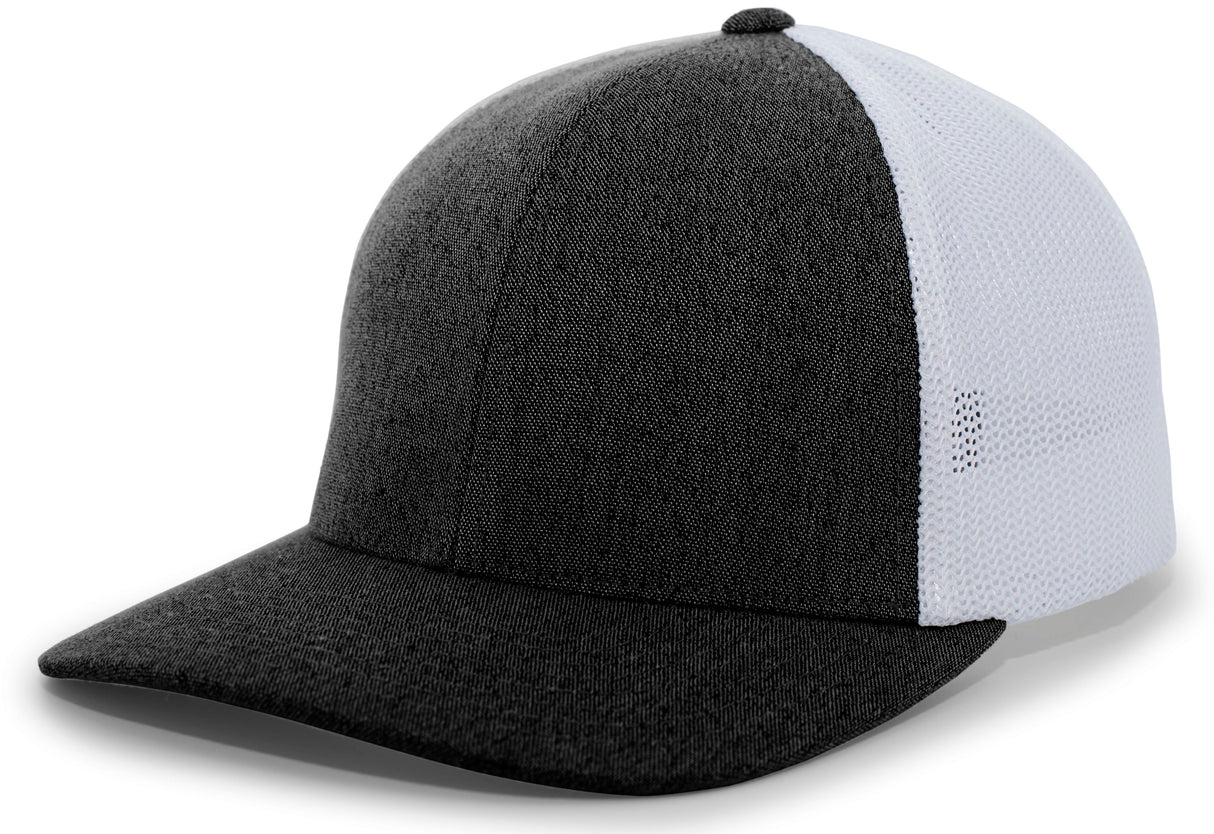 Pacific Headwear Heather Trucker Flexfit Cap Pacific Headwear