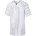 Augusta Youth Pinstripe Full-Button Baseball Jersey Augusta