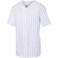 Augusta Youth Pinstripe Full-Button Baseball Jersey Augusta
