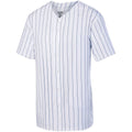 Augusta Youth Pinstripe Full-Button Baseball Jersey Augusta