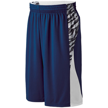 High Five Adult Printed Campus Reversible Basketball Shorts High Five