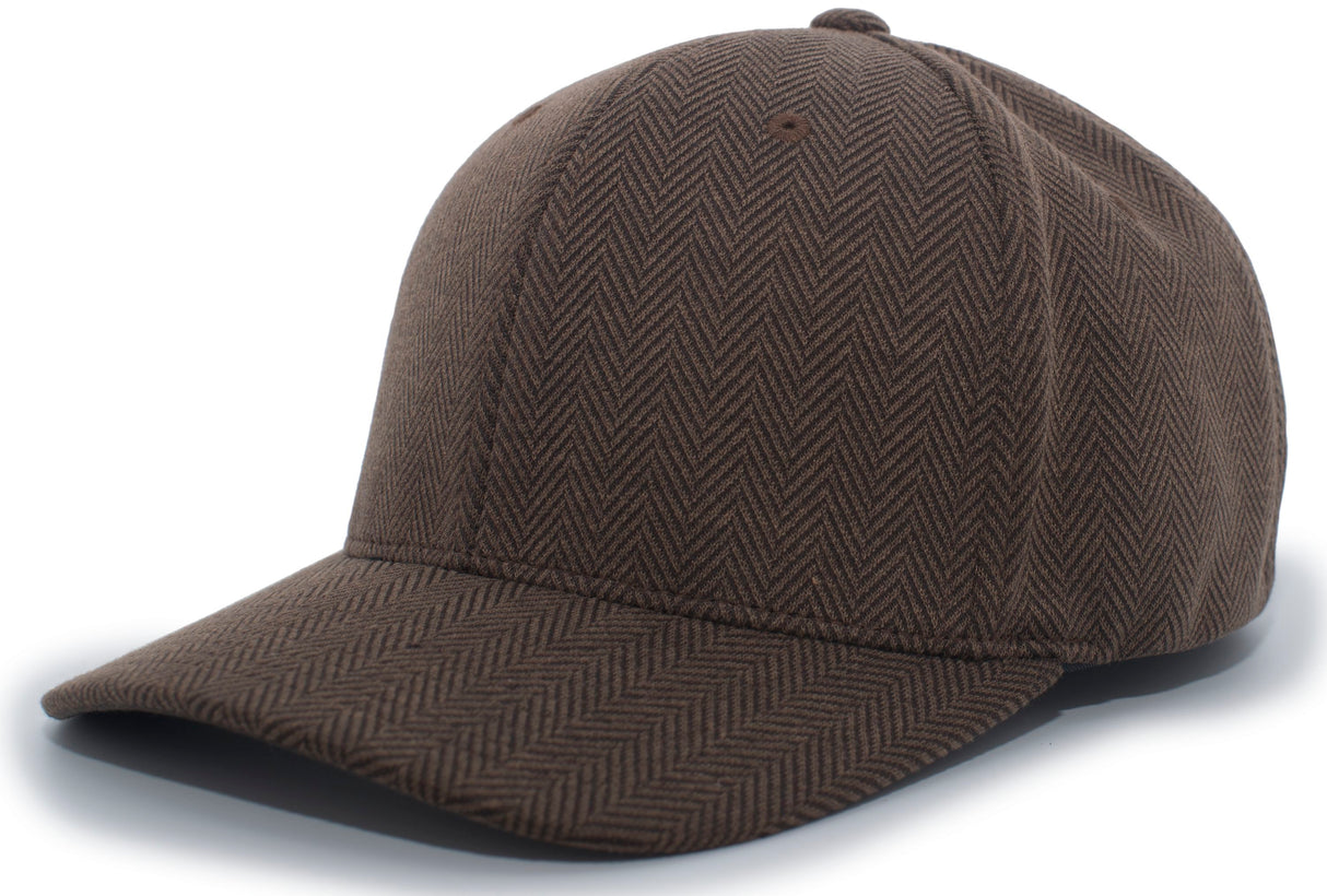 Pacific Headwear Herringbone Poly/Rayon Flexfit Cap Pacific Headwear