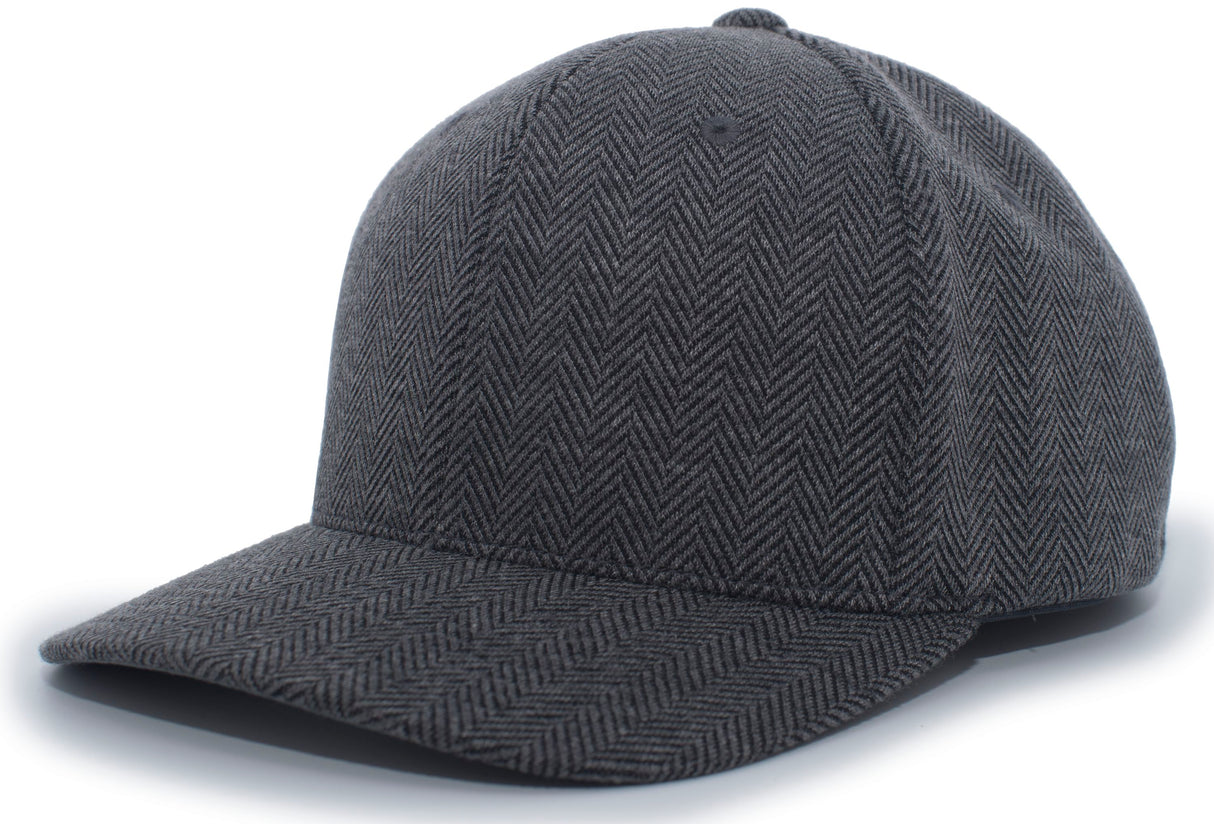 Pacific Headwear Herringbone Poly/Rayon Flexfit Cap Pacific Headwear