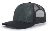 Pacific Headwear 5-Panel Mesh Overlay Trucker Snapback Pacific Headwear