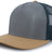 Pacific Headwear 5-Panel Mesh Overlay Trucker Snapback Pacific Headwear