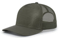 Pacific Headwear 5-Panel Mesh Overlay Trucker Snapback Pacific Headwear