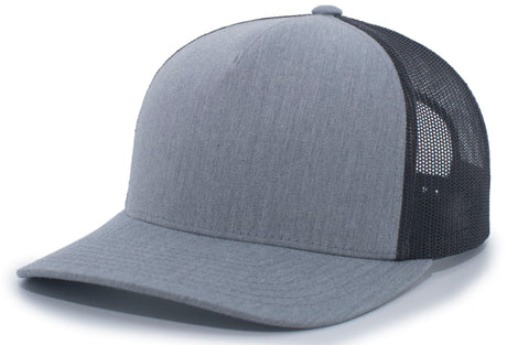 Pacific Headwear 5-Panel Trucker Snapback Cap Pacific Headwear