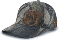 Pacific Headwear Structured Camo Hook-And-Loop Adjustable Cap Pacific Headwear