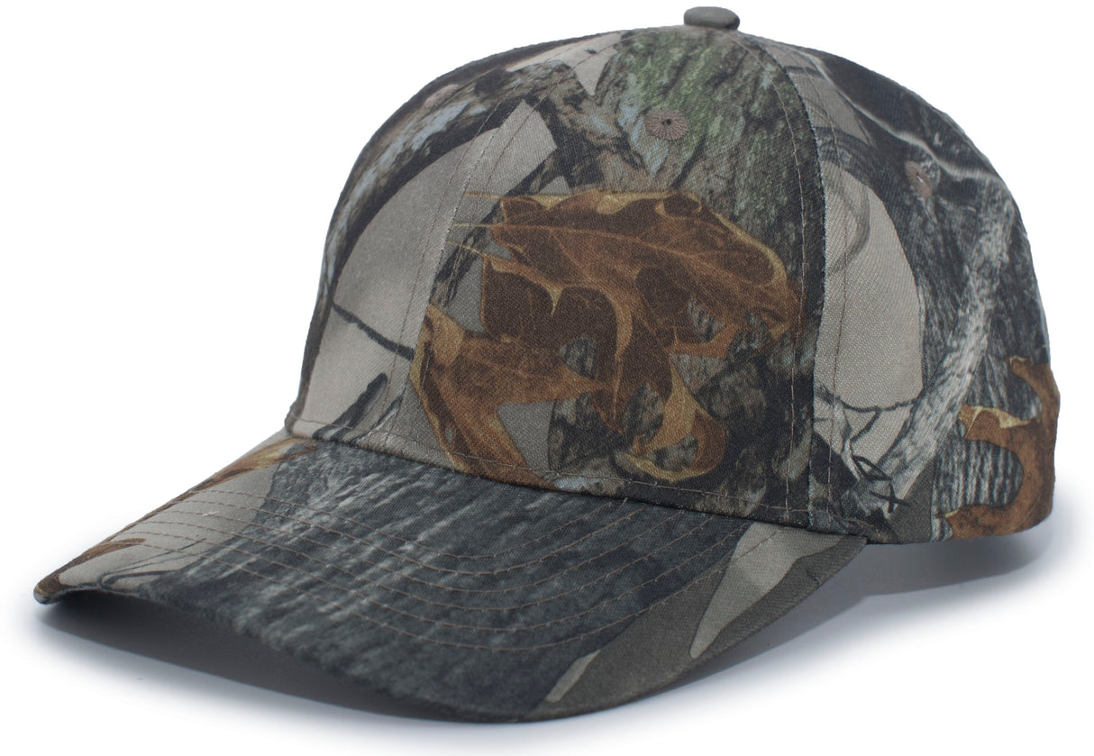Pacific Headwear Structured Camo Hook-And-Loop Adjustable Cap Pacific Headwear