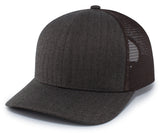 Pacific Headwear Herringbone Trucker Cap Pacific Headwear