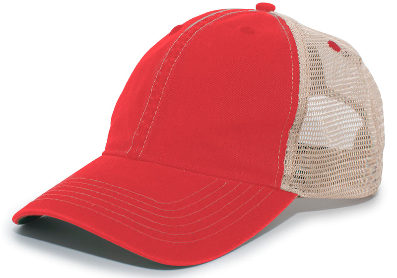 Pacific Headwear Vintage "Dirty" Trucker Snapback Cap