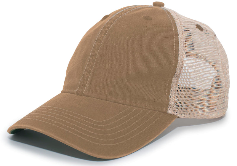 Pacific Headwear Vintage "Dirty" Trucker Snapback Cap