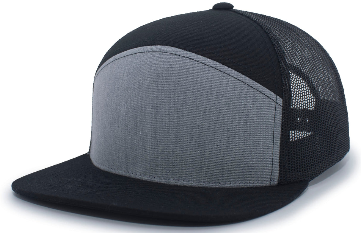 Pacific Headwear 6-Panel Arch Trucker Snapback Cap