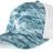 Pacific Headwear Elements Agua Camo Trucker Snapback Cap Pacific Headwear