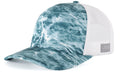 Pacific Headwear Elements Agua Camo Trucker Snapback Cap Pacific Headwear