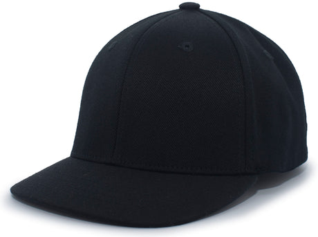 Pacific Headwear Wool Combo Umpire Flexfit Cap Pacific Headwear