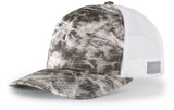 Pacific Headwear Elements Agua Camo Trucker Snapback Cap Pacific Headwear