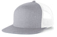 Pacific Headwear Heather 6-Panel Arch Trucker Snapback Cap Pacific Headwear