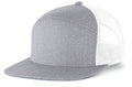 Pacific Headwear Heather 6-Panel Arch Trucker Snapback Cap Pacific Headwear