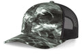 Pacific Headwear Elements Agua Camo Trucker Snapback Cap Pacific Headwear