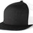 Pacific Headwear Heather 6-Panel Arch Trucker Snapback Cap Pacific Headwear