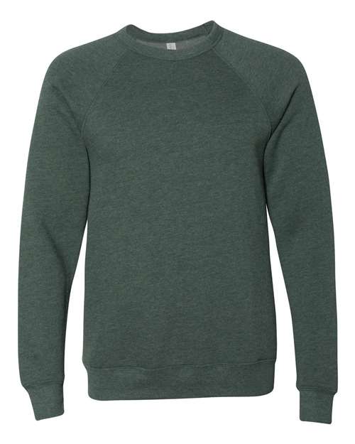 Bella + Canvas Men's Sponge Fleece Raglan Sweatshirt Mens Apparel Sweatshirts & Fleece