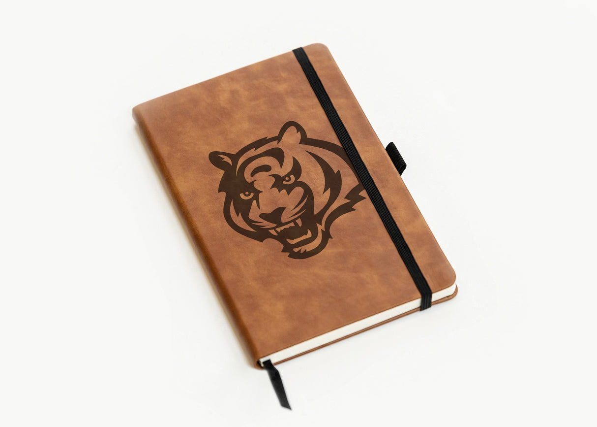 Rico Industries NFL  Cincinnati Bengals Brown - Primary Laser Engraved Small Notepad-2