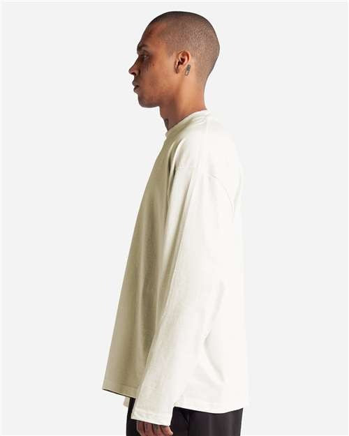 Shaka Wear Men's Max Heavyweight Oversized Long Sleeve T-Shirt-2