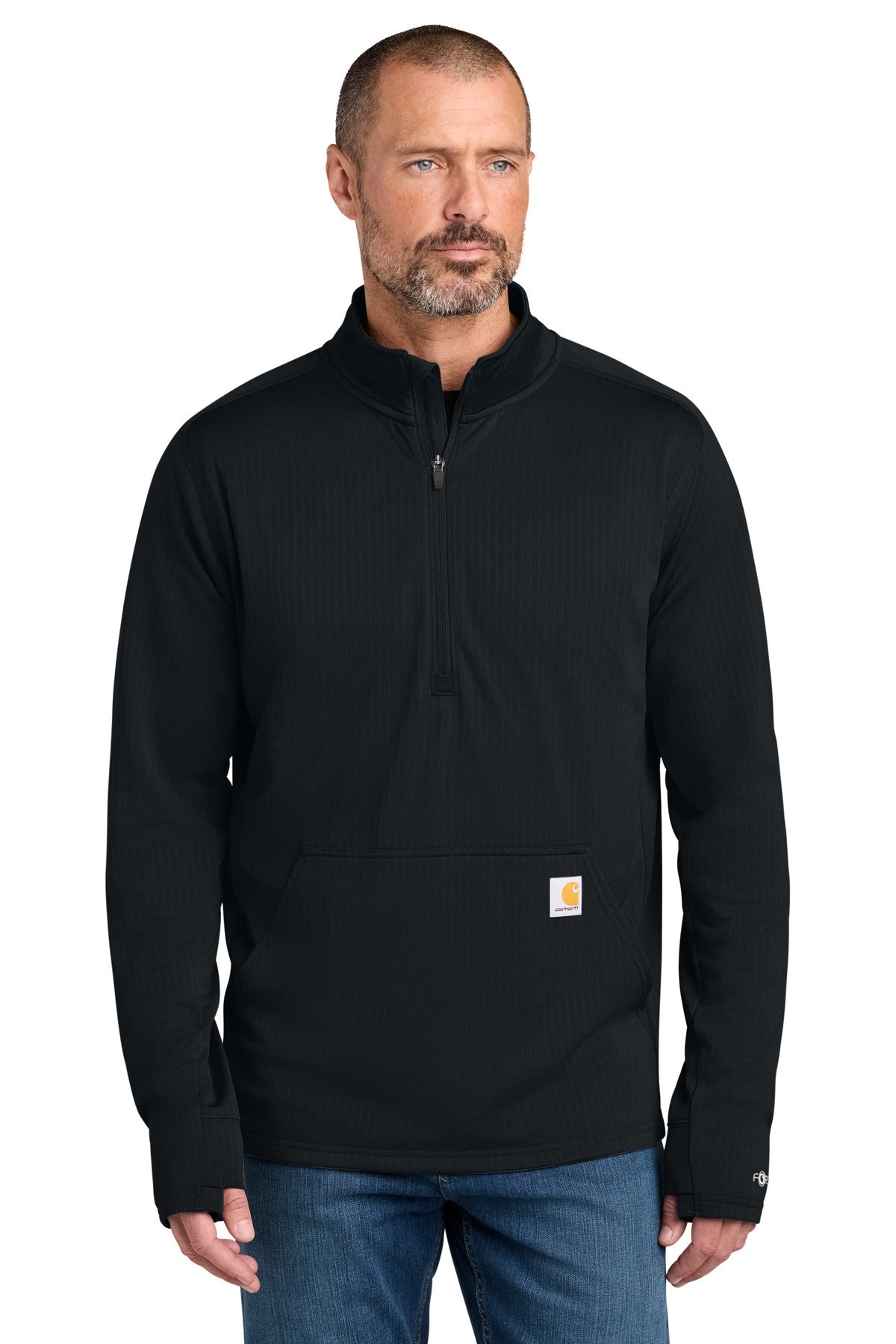 Carhartt Men's Force   1/2-Zip Grid Fleece CT107814