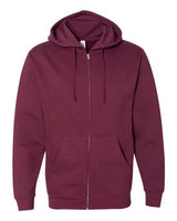 Independent Trading Co. Men's Midweight Full-Zip Hooded Sweatshirt Mens Apparel Jackets & Vests