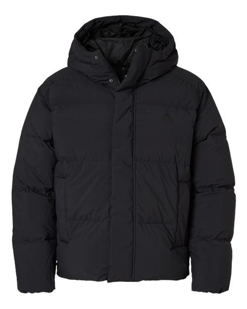 adidas Men's Helonic Down Puffer Hooded Jacket-1