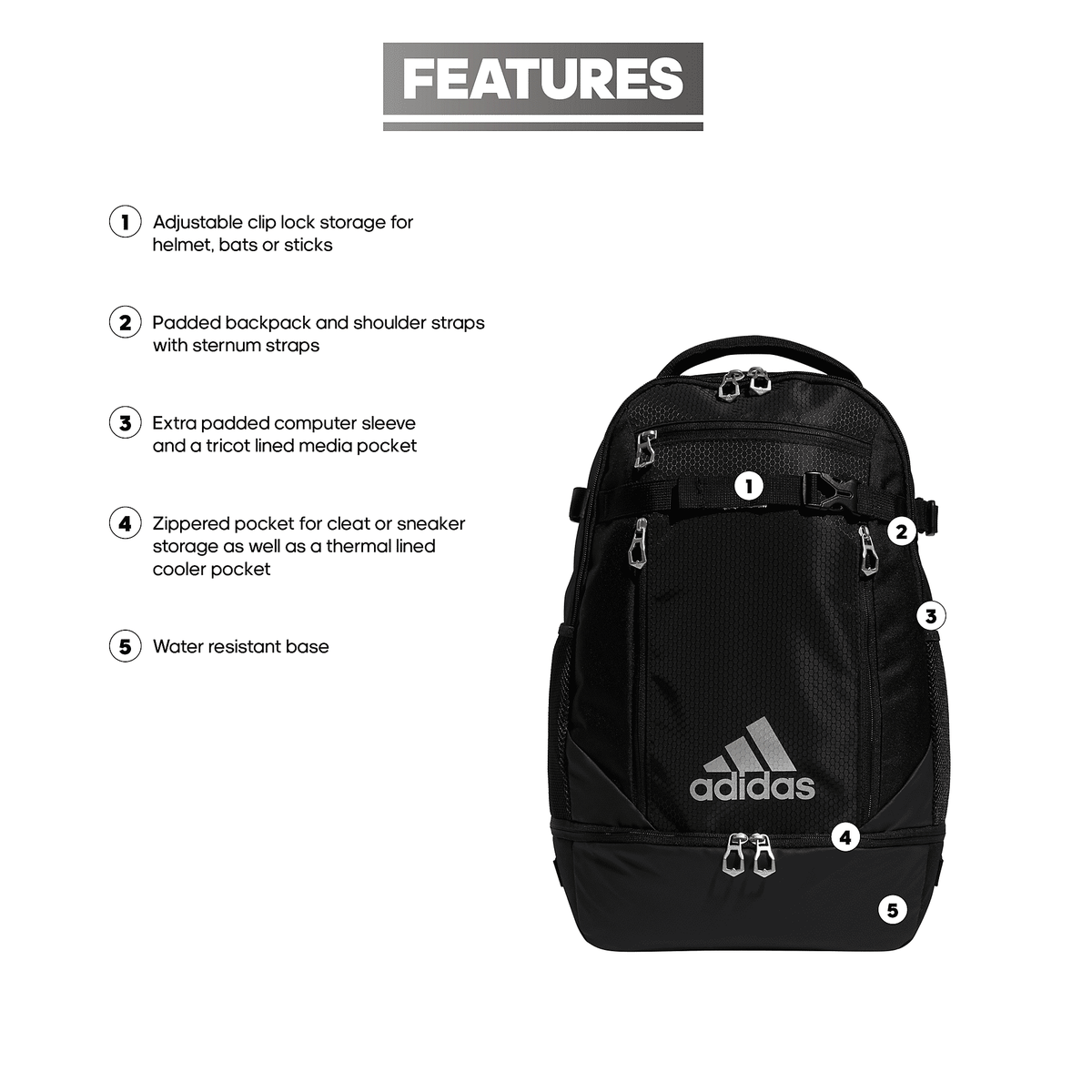 adidas Utility Team Backpack-2