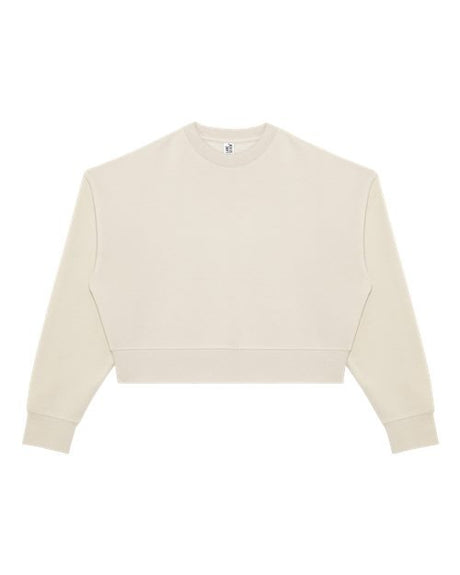 Lane Seven Women's Relaxed Cropped Crewneck Sweatshirt-1