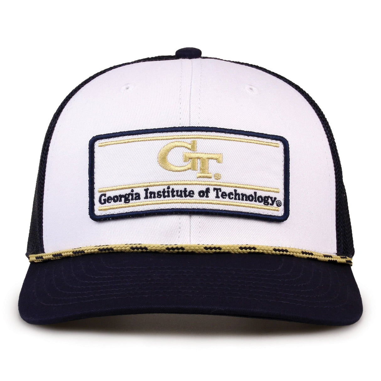 The Game Headwear Georgia Institute of Technology Rope Trucker Hat