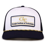 The Game Headwear Georgia Institute of Technology Rope Trucker Hat