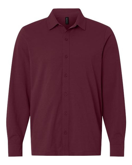 AllPro Men's Pro-Flex Sorona Button Down Shirt-1