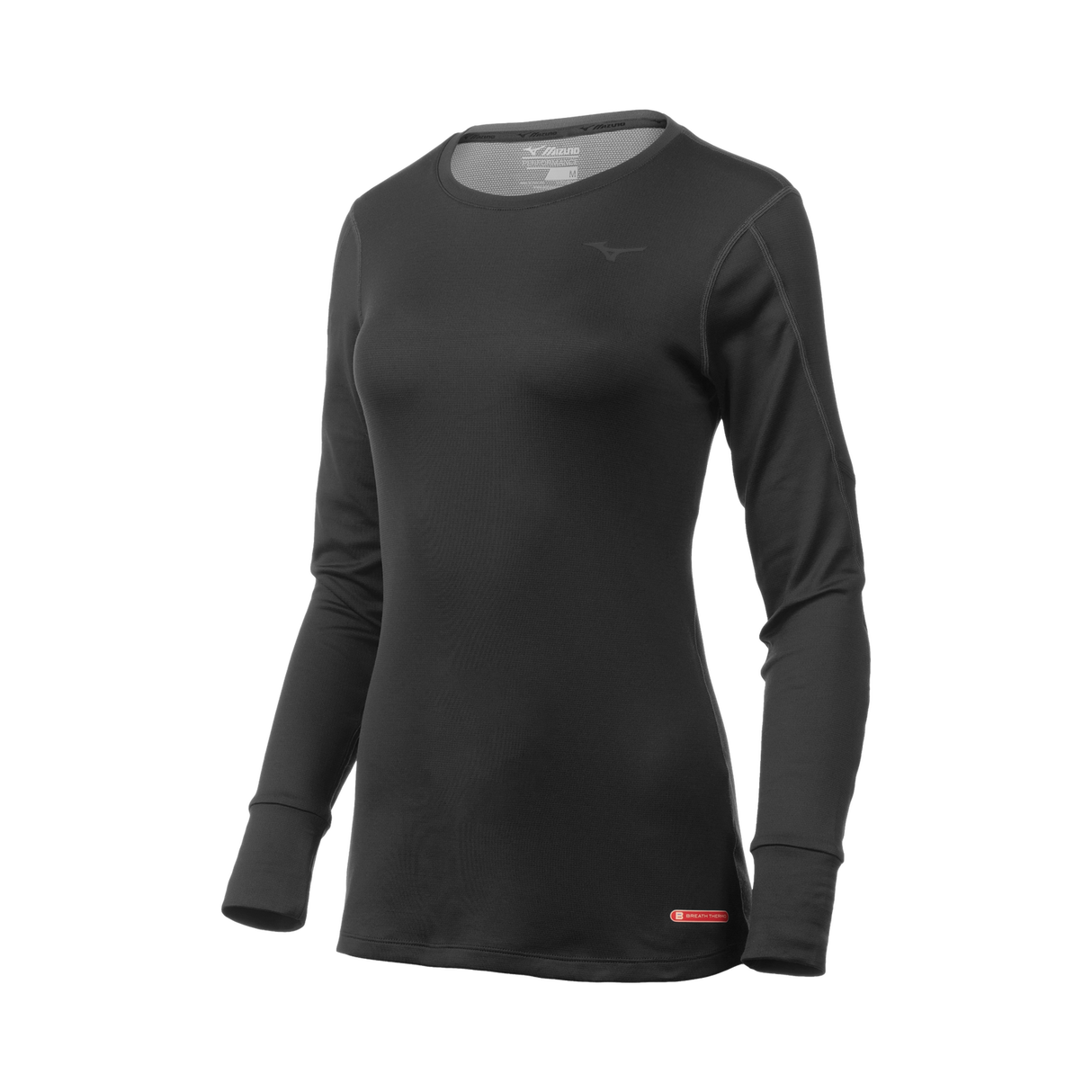 Mizuno Women's Breath Thermo Base Layer Long Sleeve Top-1