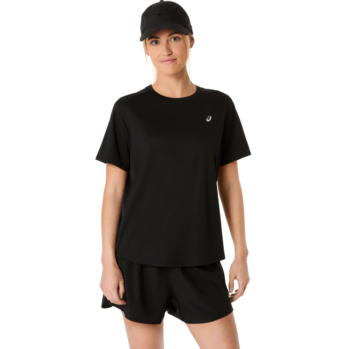 Asics Women's Silver Short Sleeve Top-1