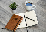 Rico Industries NFL  Los Angeles Rams Brown Laser Engraved Small Notepad-1
