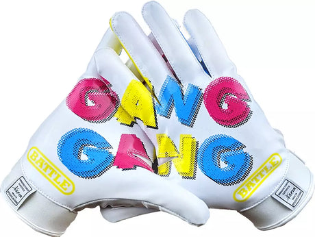 Battle Adult Gang Gang Double Threat Football Glove-1