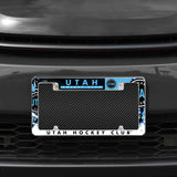 Rico Industries NHL  Utah  Club Standard 12" x 6" Chrome License Plate Frame-1