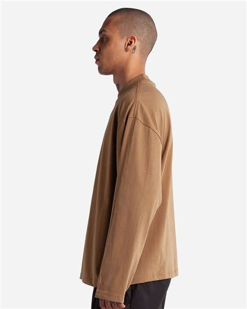 Shaka Wear Men's Max Heavyweight Oversized Long Sleeve T-Shirt-2