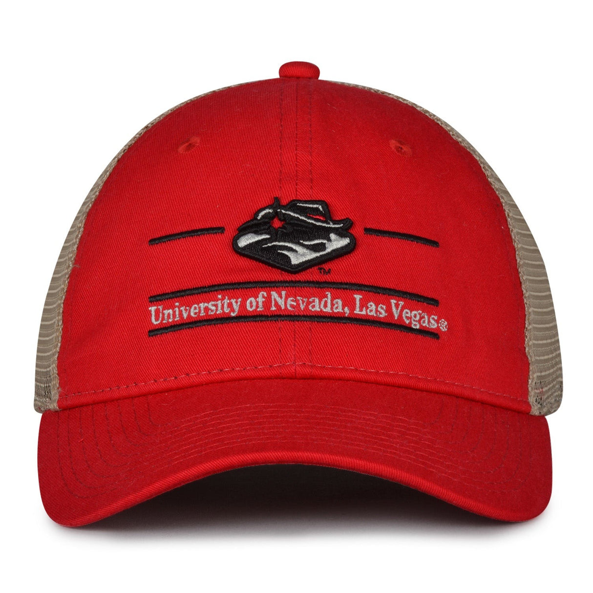 The Game Headwear Nevada, Las Vegas UNLV Split Bar Trucker Hat