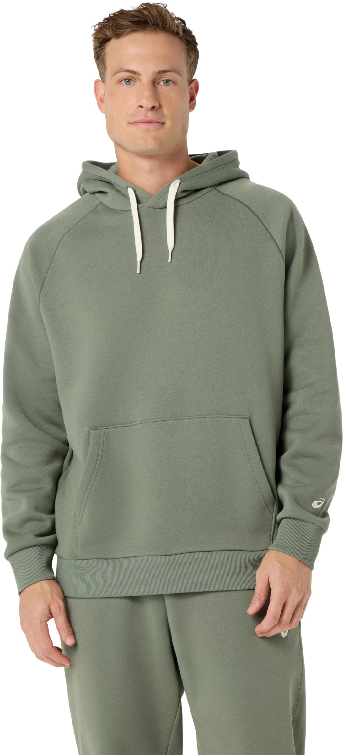 Asics Men's Fleece Relaxed Pullover Hoodie-1