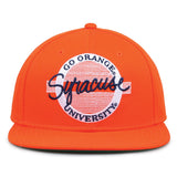 The Game Headwear Syracuse Retro Circle Snapback Hat