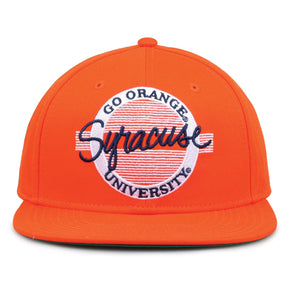 The Game Headwear Syracuse Retro Circle Snapback Hat